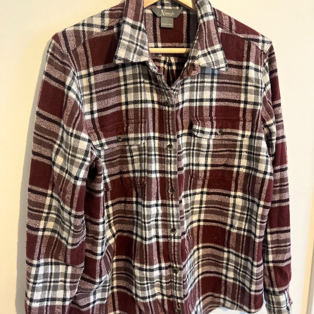 Plaid Button Up - Picture 3 of 3